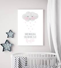 Poster Kunstdruck Bild Kinderzimmer Spruch Tanze Im Regen Stell Dir Vor Es Ist Konfetti Wandbild Druck Wolke Regentropfen Rosa Grau Childrens Room Art Gray Baby Gifts Kids Poster