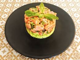 Tartare De Saumon Frais Et Avocat Tartare De Saumon Tartare Saumon Fraise Tartare De Saumon Recette