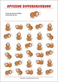 Visuelle Konzentration Optische Differenzierung Kostenlose Ubungen Fur Trainieren Die Wahrnehmung Und Die Konzentr Differenzierung Konzentration Wahrnehmung