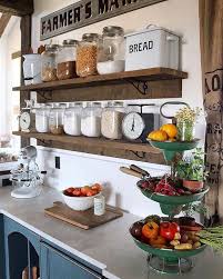 Are you a farmhouse style lover? 50 Unique Bohemian Farmhouse Decorating Ideas Rustic Kitchen Cabinets Rustic Kitchen Farmhouse Kitchen Decor
