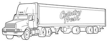 It's perfect for hauling heavy loads from a jobsite. Free Semi Truck Coloring Pages Truck Coloring Pages Tractor Coloring Pages Train Coloring Pages
