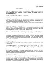 J'apprécie l'occasion de me rapprocher de ces personnes. Qualites Defauts Typologie Des Questions Pdf