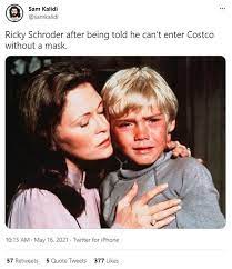 In a new video posted to instagram. Silver Spoons Star Ricky Schroder Calls Out A Costco Manager For Not Letting Him In Without A Mask Aktuelle Boulevard Nachrichten Und Fotogalerien Zu Stars Sternchen