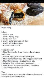 Oreo Goreng Ide Makanan Resep Makanan Penutup Makanan