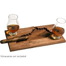 Glencairn crystal whiskey glass, 6 pack gift set. Kentucky Cigar Ashtray And Glencairn Holder
