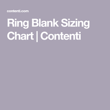 Ring Blank Sizing Chart Leathercraft Rings Chart Logos