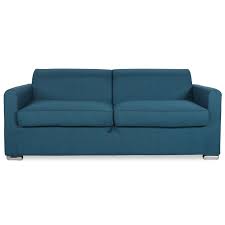Retrouvez une sélection de teintes sublimes pour votre intérieur. Canape Convertible Express Avec Matelas Luc Tissu Bleu