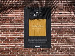 Bricks Wall 24x36 Poster Mockup Mockup River Poster Mockup Poster Mockup Psd Poster Wall