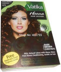 Aliexpress Com Buy Vatika Henna Hair Coloring Hair Dye Powder Dark Brown 100 Grey Coverage Indian Henna 60g Pack From Hair Color Henna Hair Cheap Hair Color
