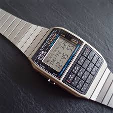 Casio Dbx 112 642 Vintage 1985 Lcd Data Bank World Time Chrono Calculator Watch Casio Vintage Watch Casio Retro Watches