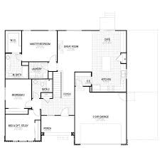 California Collection 1550 Contemporary Main Level Floor Plan Floor Plans House Floor Plans House Plans