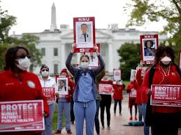 The site owner hides the web page description. Lack Of Ppe And Coronavirus Testing Sparked Nurses Protests Lawsuits
