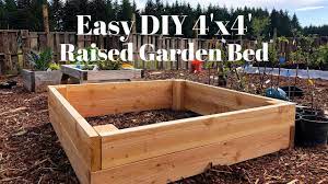Attach the 2x12's to the 4x4, just like. Easy Diy 4x4 Raised Garden Bed 4x4 Raised Garden Bed Easy Raised Garden Bed Garden Beds
