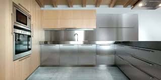 custom stainless steel cabinets kitchen