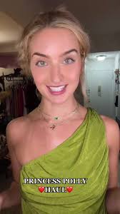 Styling Princess Polly Green Dress & Brown Bodysuit