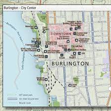 City Of Burlington Map Pin By Kristen M On Map Wall | Burlington Waterfront, Map Wall, Star City