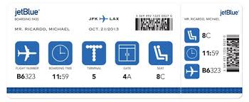 Jetblue Boarding Pass By Michael Ricardo Via Behance Jetblue Boarding Pass Road Trip