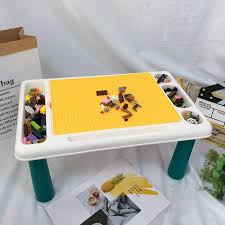Gambar susun kerusi bilik kuliah. Mmtoys Mainan Anak Meja Balok Susun Block Brick Besar Kecil Meja Belajar Multifungsi Table Belajar Lazada Indonesia