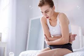 This pain is relieved by eating. From Hunger Depressed Sad Woman Holding Her Stomach While Feeling Stock Photo Picture And Royalty Free Image Image 101052410