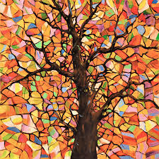 First you have to decide which style of painting you are doing. Original Abstract Tree Landscape Painting Stained Glass Tree 2 Painting By Amy Giacomelli