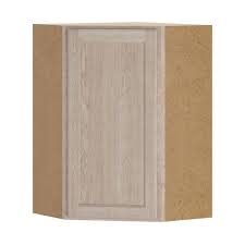 From lighting, cabinet hardware, accessories and more, it's easy to create a fresh and modern kitchen with oak cabinets! Hampton Bay Stratford Assembled 24x36x24 In Corner Wall Cabinet In Unfinished Oak Wcd242436 Muo Bath The Stratford Unfinished Oak Collection Evokes The