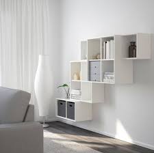Dress your wall with cubes! Eket Wall Mounted Cabinet If You Want Your Storage To Make A Statement Look No Further Than This Asymmetric Solutio Eket Ikea Wall Cabinets Ikea Organization