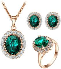 Fine jewelry, engagement rings, wedding bands, custom designs, and certified. Yoursfs Women S Earrings Green Amazon Co Uk Jewellery