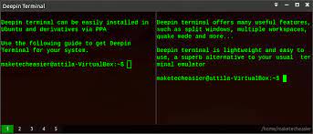 How To Install Deepin Terminal In Ubuntu Make Tech Easier Installation Linux Easy