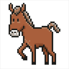 Licorne dessin et coloriage balises licorne dessin licorne. Pixel Art Cheval Marron