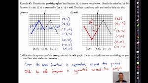 When we say that 'something has happened', this is usually new information: Common Core Algebra Ii Unit 7 Lesson 5 Even And Odd Functions Youtube