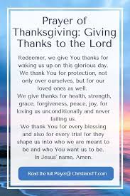 Prayer: Give Thanks To The Lord, With A Grateful Heart - Christianstt
