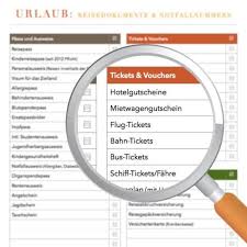 Checkliste Reisedokumente Zum Download Haushaltsfee Haushalt Haushaltstipps