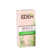 We recommend using our full range of products from garden of eden as they are dermatologically tested for sensitive skin, and they are designed to give your skin the full effect and nourishment it needs. Garden Of Eden Rosa T Acne Serum 15ml Skin Care