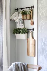 Ikea Fintorp Hanging System In The Kitchen Kitchen Wall Decor Farmhouse Kitchen Decor Ikea