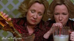 After a long day of mommin' 🙃