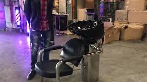 backwash barber shampoo chair bowl sink