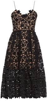 Self Portrait Azaelea Floral Lace Midi Dress Black Lace Midi Dress Black Lace Cocktail Dress Cocktail Dress Lace