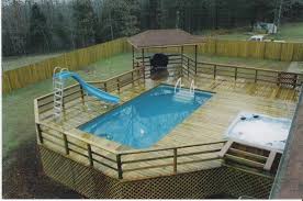 Above Ground Pool Fence Privacy And Safety Outdoor Above Ground Pool Slide Pool Deck Plans Swimming Pool Decks