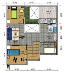 Dari desain rumah diatas kami mencoba membuat alternatif desain yang terdiri dari 3 kamar tidur yaitu 2 kamar anak dan 1 kamar utama, 1 kamar mandi di dekat dapur, ruang tamu dan akses pintu samping, untuk gambar denahnya sebagai berikut : 39 Desain Rumah Minimalis 3 Kamar 1 Lantai Pictures Sipeti
