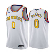 Maglia Nba Nike Golden State Warriors No 0 D Angelo Russell Bianco 2019 20 Golden State Warriors Nba Store Golden State