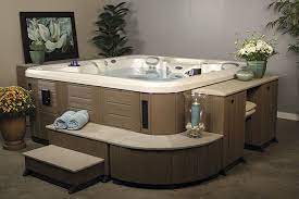 Hot tubs on decks designs. Surround Your Marquis Hot Tub With Custom Environments Modules To Transform Your Outdoor Living Space Into Your P Hot Tub Steps Hot Tub Outdoor Hot Tub Patio