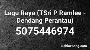 Insictech musicland sdn bhdalbum : Lagu Raya Tsri P Ramlee Dendang Perantau Roblox Id Roblox Music Codes