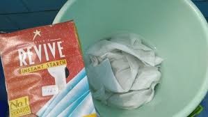 How to apply revive starch at home, revive instant starch, kalaf,charak,  kanji. - YouTube