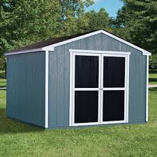 Some of the most reviewed products in wood sheds are the handy home products installed princeton 10 ft. Handy Home Products Do It Yourself Princeton 10 Ft X 10 Ft Wood Storage Shed Building 18250 1 The Home Depot Wood Storage Sheds Shed Wood Storage