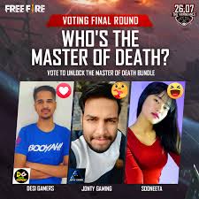 Jogadores poderão escolher entre nove opções de pacotes para personagens femininas. The Final Round Of Voting Is Here Now Garena Free Fire Facebook