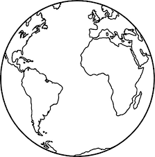 Earth Globe Coloring Page Earth Drawings Earth Coloring Pages Planet Coloring Pages