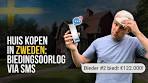 Biedingsoorlog in Zweden: huis ging in 1 dag van €76.000 ... - YouTube