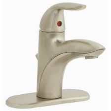 Bathroom shower faucets repair bath fixtures near me here. Premier Part 3577649 Premier Waterfront Single Hole Single Handle Bathroom Faucet With Pop Up Assembly In Brushed Nickel Single Hole Faucets Home Depot Pro