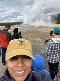 Visiting the park in Arizona with a great view