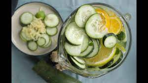 Agua Fresca De Pepino Naranja Limon Pepino Y Limon Pepino Agua De Pepino